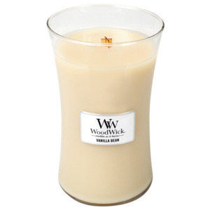 Svíčka oválná váza WoodWick Vanilka, 609.5 g
