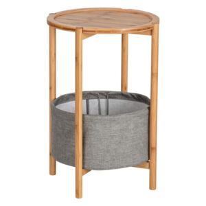 Bambusový odkládací stolek Wenko Bahari, ø 42 cm
