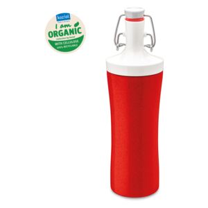 PLOPP TO GO láhev na vodu 425 ml Organic červená KOZIOL (barva-organic červená)