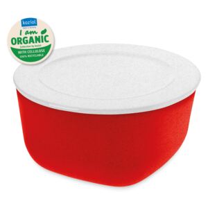 CONNECT box s poklopem No 2 2L Organic červená/bílá KOZIOL (barva-organic červená/organic bílá)