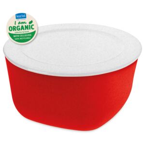 CONNECT box s poklopem No 3 4L Organic červená/bílá KOZIOL (barva-organic červená/organic bílá)