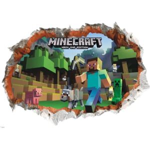 Samolepka na zeď Minecraft