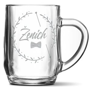 Půllitr SABLIO - Ženich motýlek 0,5