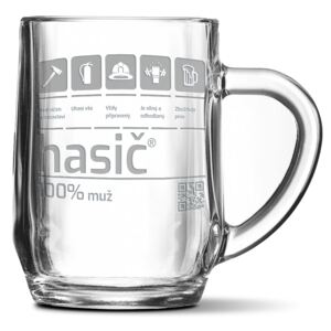 Půllitr SABLIO - Hasič 0,5