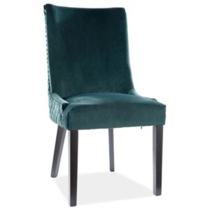 SIG Jídelní židle LEON velvet zelená