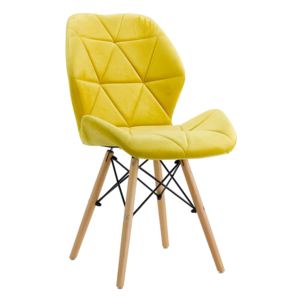 Skandinávská židle LIOTTE BIG žlutá