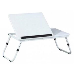Skládací stolek na notebook EVALD, bílá