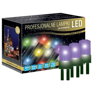 POLAMP LED osvětlení venkovní - klasická, fialová, 10 m