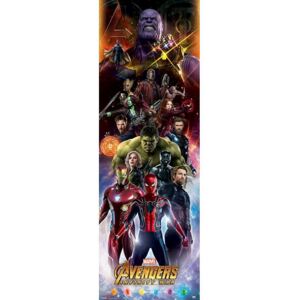 Pyramid International Plakát na dveře Avengers: Infinity War - Postavy