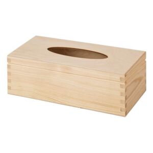 Krabička dřevěná na kapesníky 04 | s panty