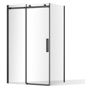 Posuvné sprchové dveře OBZD2 a pevná stěna OBZB Brillant 120 cm 80 cm