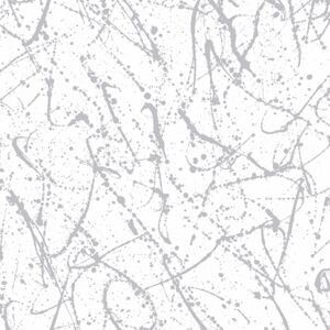 Bílo-stříbrná vliesová tapeta 103237 rozměry 0,52 x 10 m