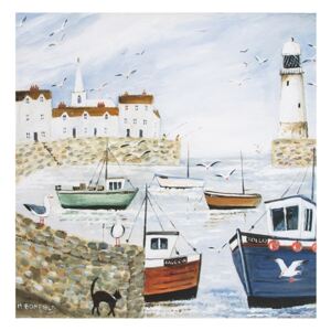 Bezrámový obraz 101568, Harbourside Lighthouse, Wall Art, Graham Brown