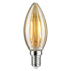 Paulmann LED vintage zlatá žárovka, 2W LED E14 1700K, výška 9,7cm