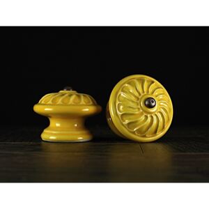 Keramika Vanya Úchytka velká - žlutá - VĚTRNÍK