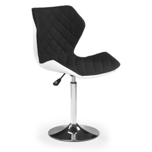 Barová židle MATRIX 2 (černo-bílá)