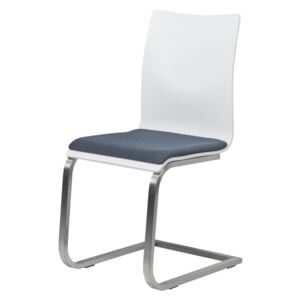 Jídelní židle pohupovací EDITA - bílá/černá