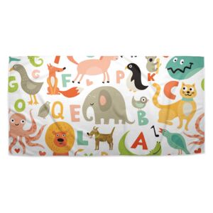 Ručník SABLIO - Dětská zoo 50x100 cm