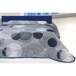 Přehoz na postel v šedé barvě 240x260 cm SCORPIO F27