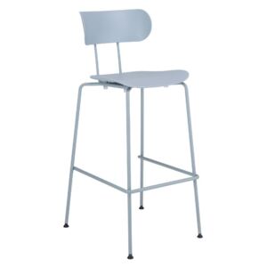 Modrá plastová barová židle Marckeric Fox 79 cm