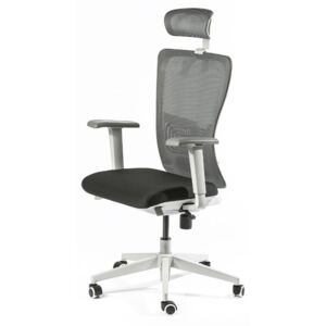 Kancelářská židle s posuvem sedáku MIRAGE NET PDH nosnost 130 kg, záruka 3 roky