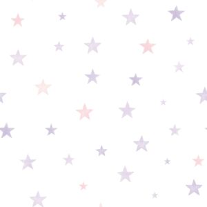Dětská vliesová tapeta na zeď hvězdičky LO2702, Little Ones, Grandeco rozměry 0,53 x 10,05 m