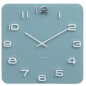 Nástěnné hodiny Vintage Glas 35 x 35 cm modré - Karlsson
