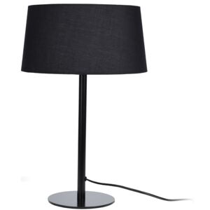 Kovová lampička, stolní. 47 cm - černá
