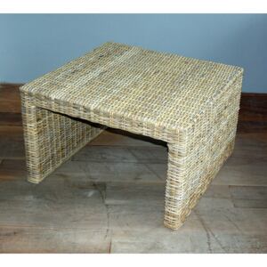 Ratanový stůl BRUNO/PANDORA 60x60 kubu grey