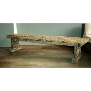 Dřevěná lavice dlouhá 50 x 200 x 45 cm