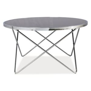 Konferenční stolek FABIA B černá/chrom, x 85 x 46 cm,, černá, kov