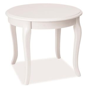 Konferenční stolek ROYAL D bílá, 60 x 60 x 50 cm,, bílá, dřevo