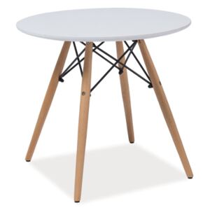 Konferenční stolek SOHO bílá/buk, x 60 x 55 cm,, bílá, buk
