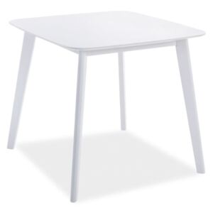 Stůl SIGMA bílý 80x80, 80 x 80 cm, bílá , dřevo