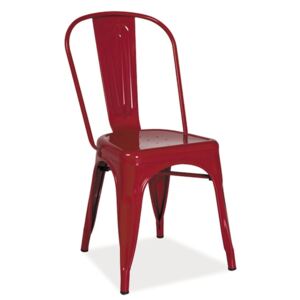 Židle LOFT červená
