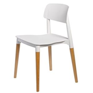 Design2 Židle Base bílá