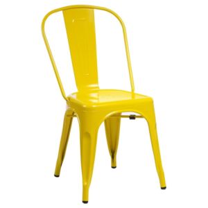 Židle PARIS žlutá inspirované TOLIX