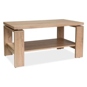 Konferenční stolek PAOLA barva dub sonoma 100x55x50, 100 x 55 x 50 cm,, hnědá, dřevo