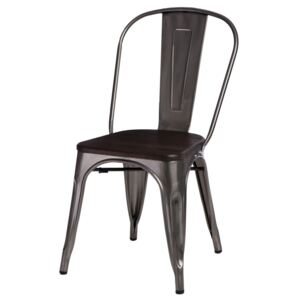 Židle Paris Wood metalická sosna kartáčovaná