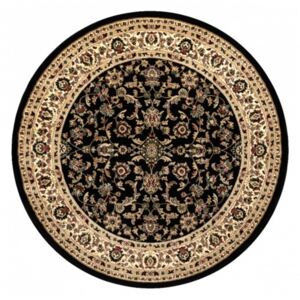Kusový koberec Royal černý kruh, Velikosti 200cm