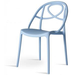 Alma design Stylová židle Etoile 1 kus světle modrá