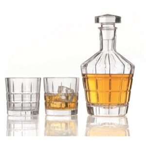 Karafa a 2 skleničky na whiskey - Sada 3 ks