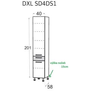 KUCHYŇSKÁ SKŘÍŇKA DXL SD4DS1 SPÍŽ