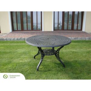 Hliníkový zahradní kulatý stůl SANTA MONICA: kamenný hliník