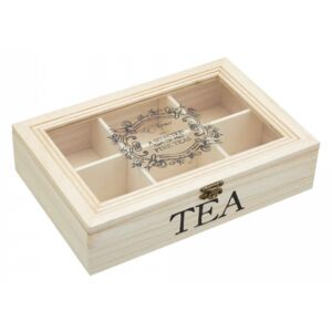 Dřevěný box na čajové sáčky Le’Xpress