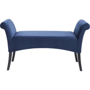 KARE DESIGN Modrá čalouněná lavice Motley Velvet