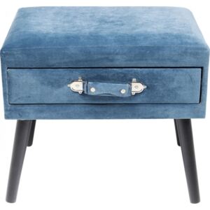 KARE DESIGN Modrá stolička s úložným prostorem Drawer