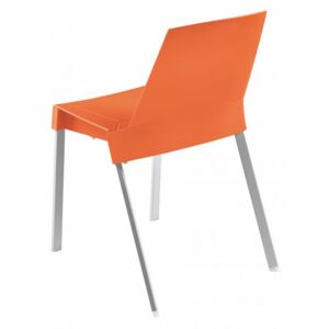 Stohovatelná židle RAY — plast, více barev Oranžová