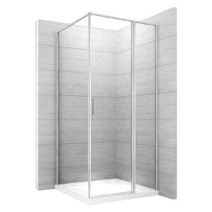 Kout sprchový Atrium Square 80 x 100 - Profil: levý