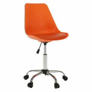 Kancelářská židle, oranžová, DARISA